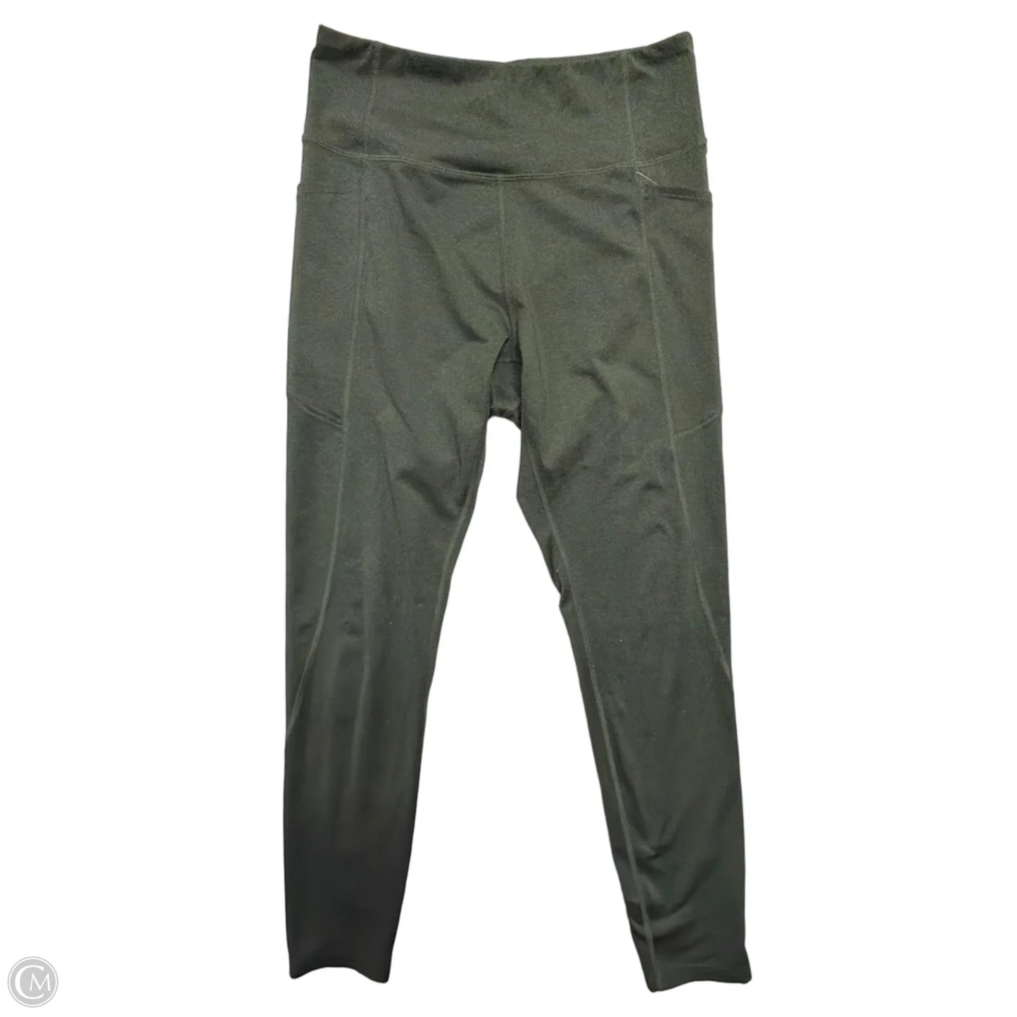Athletic Leggings By Tek Gear In Green, Size: L