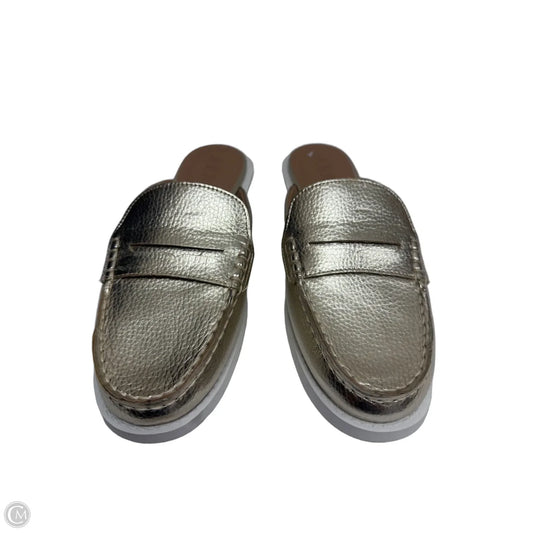Shoes Flats By Aerosoles In Gold, Size: 7.5