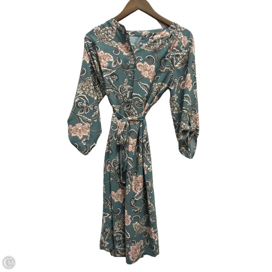 Dress Casual Short By Loft In Floral Print, Size: Xs