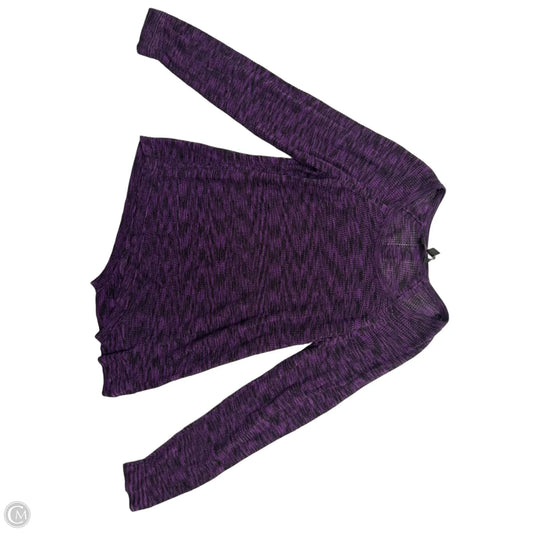 Top Long Sleeve By Rock And Republic In Purple, Size: Xl