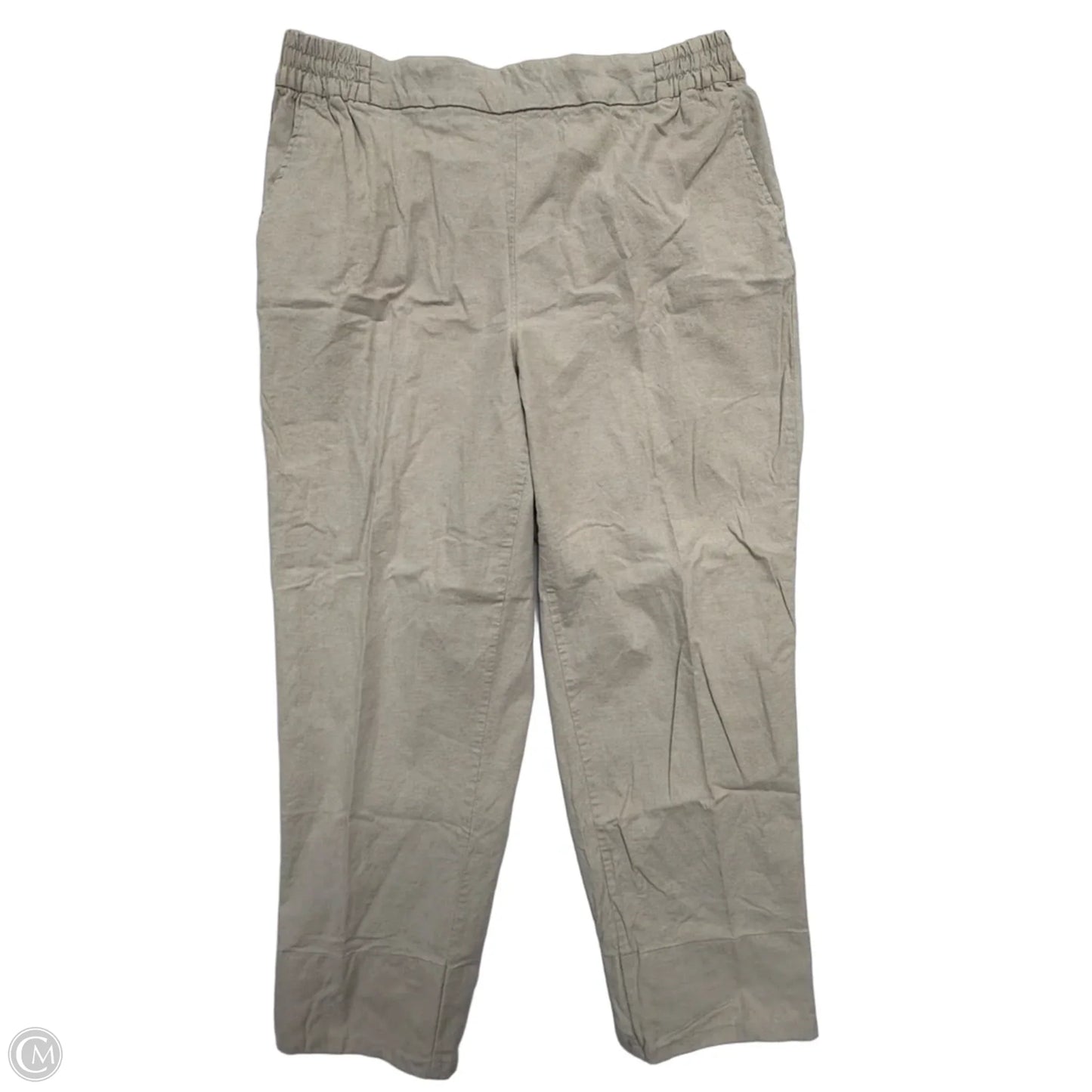 Pants Linen By Lane Bryant In Beige, Size: 16