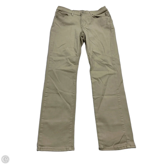 Jeans Straight By Levis In Tan, Size: 10