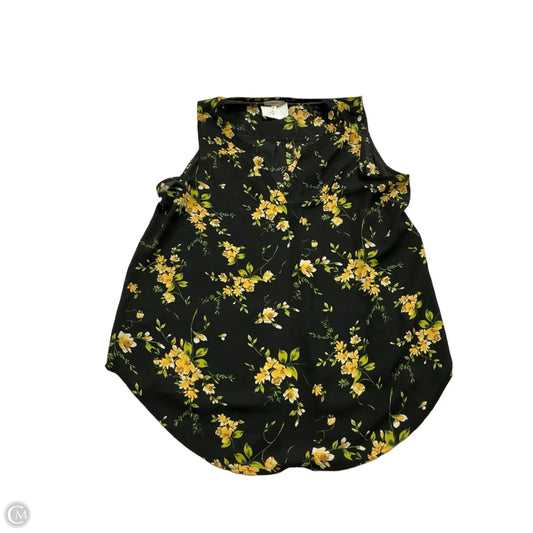 Top Sleeveless By Maurices In Floral Print, Size: Xl