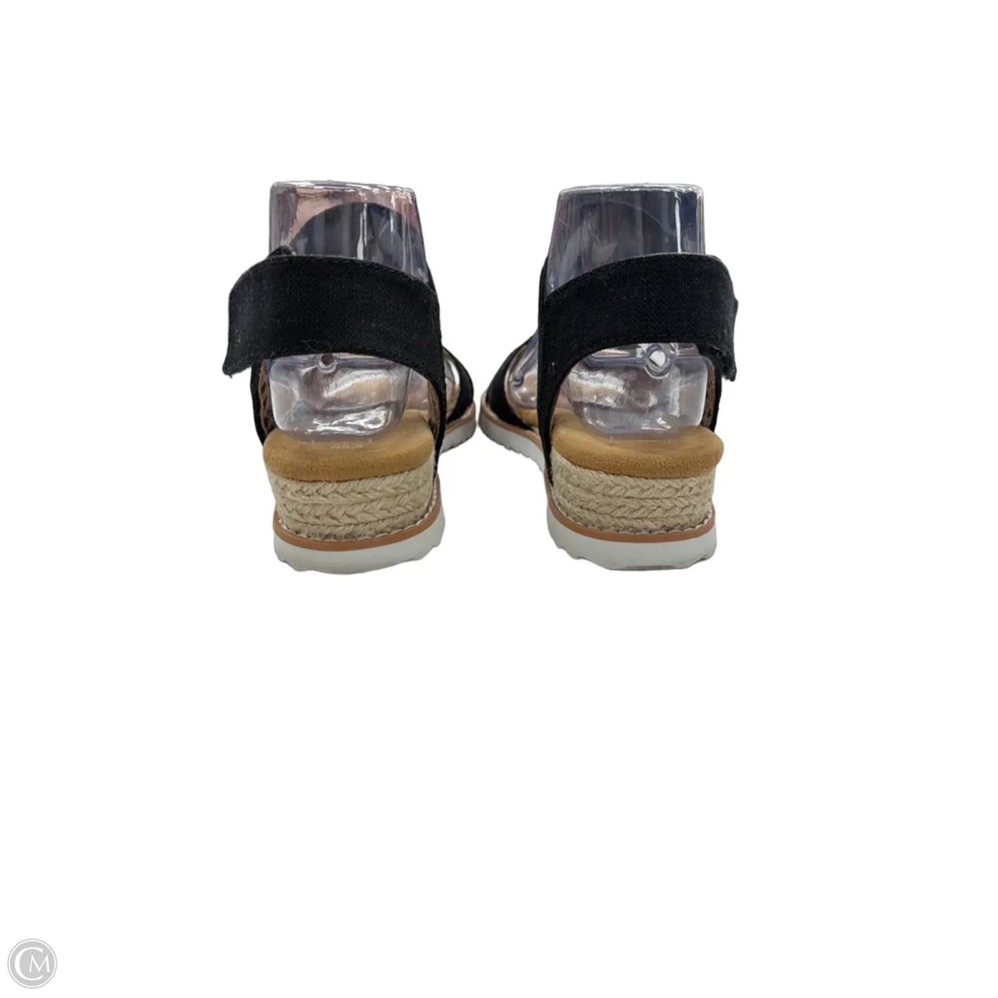 Sandals Flats By Bobs In Black, Size: 6.5
