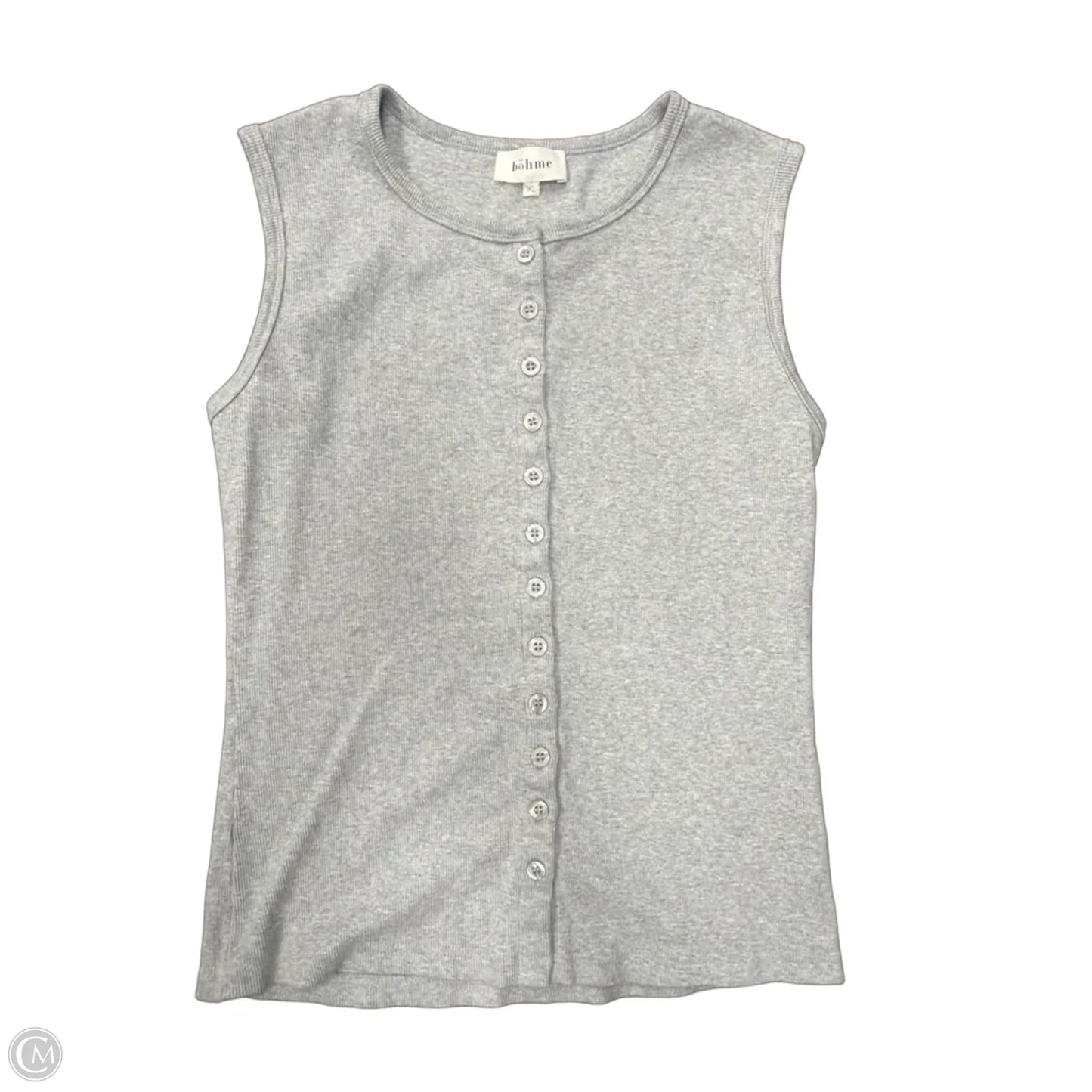 Tank Top By Bohme In Grey, Size: Xl