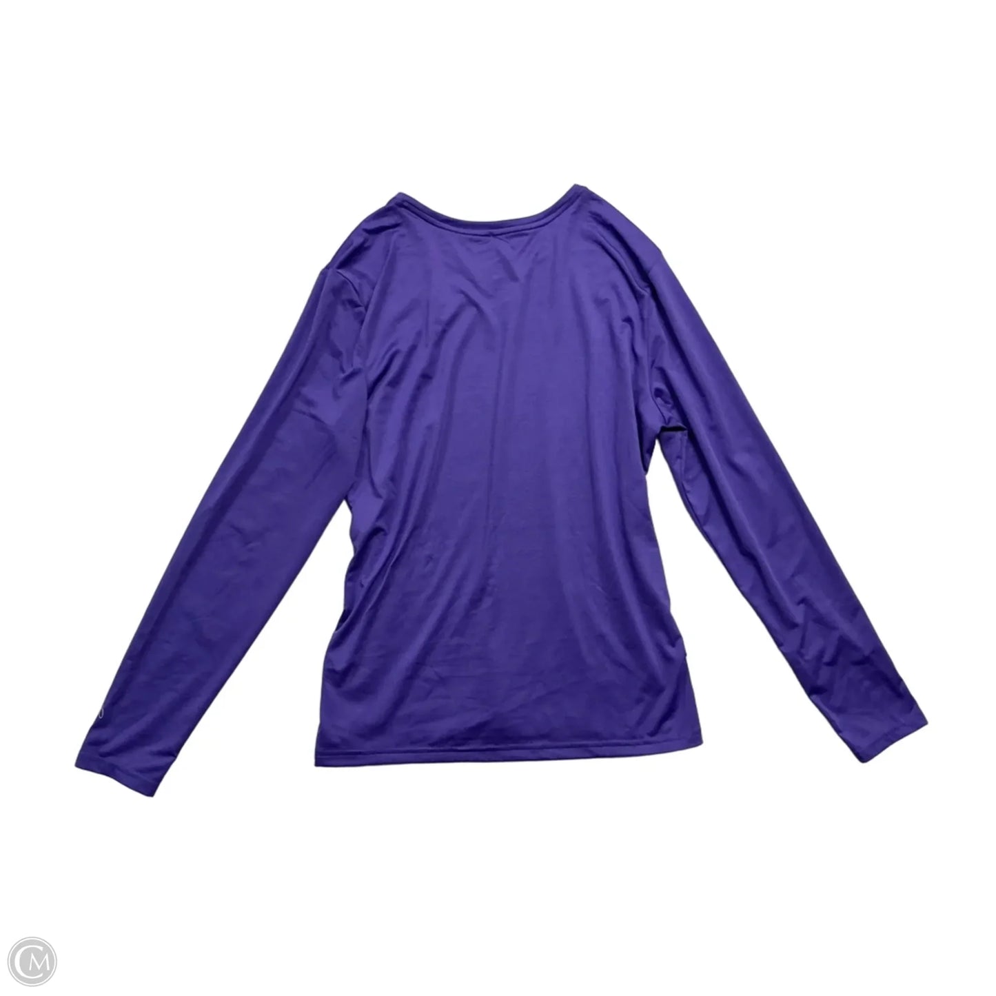 Athletic Top Long Sleeve Crewneck By Clothes Mentor In Purple, Size: L