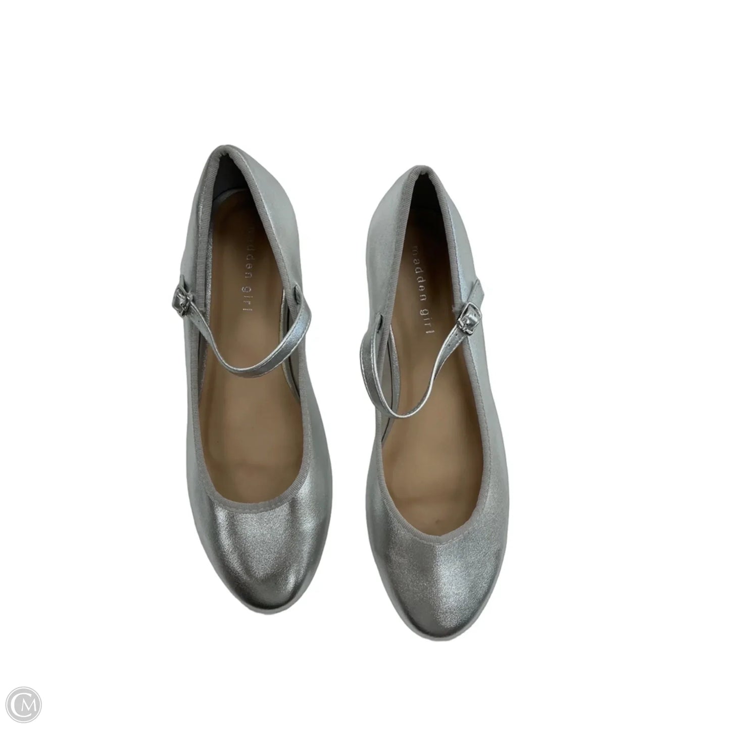 Shoes Flats By Madden Girl In Silver, Size: 8.5