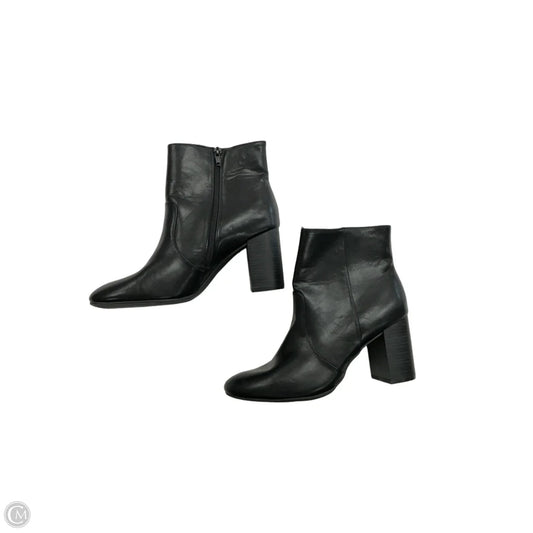 Boots Ankle Heels By Old Navy In Black, Size: 9.5