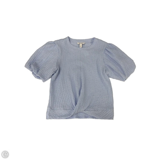 Top Short Sleeve By Nine West Apparel In Blue, Size: S