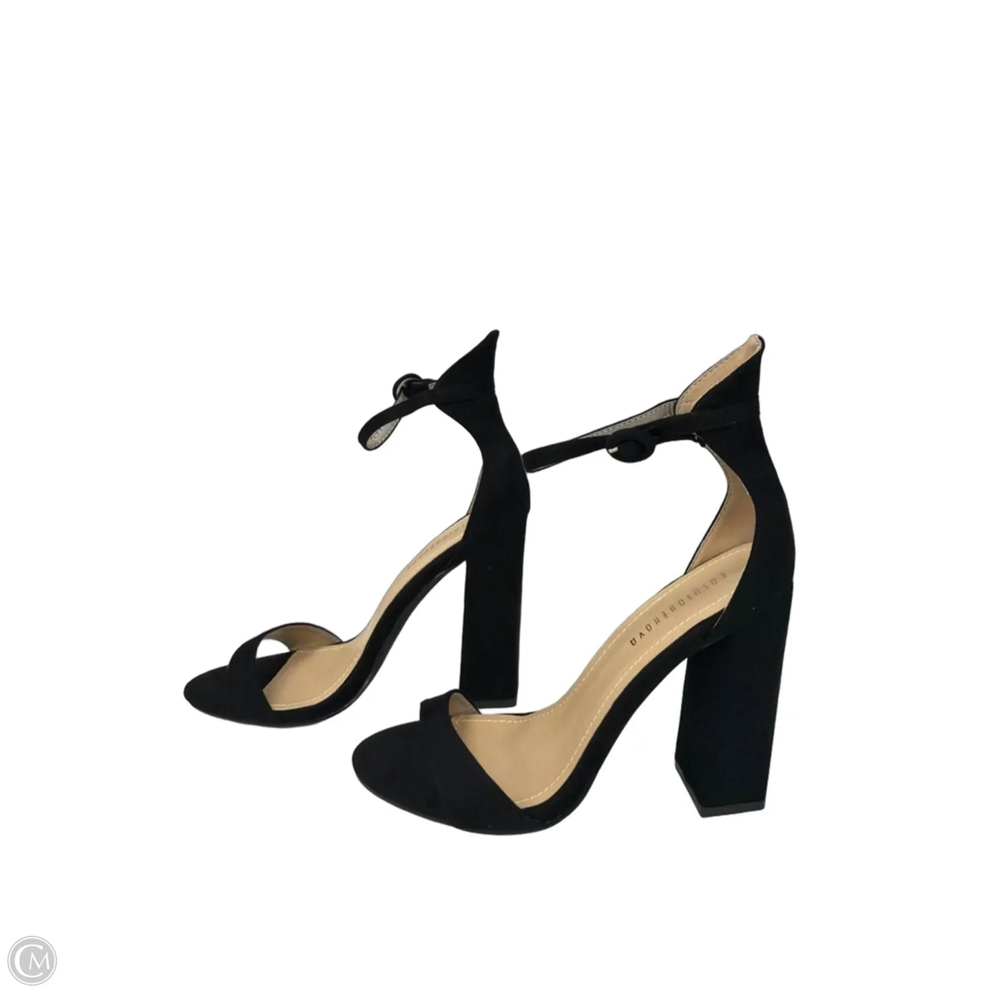 Shoes Heels Block By Fashion Nova In Black, Size: 8