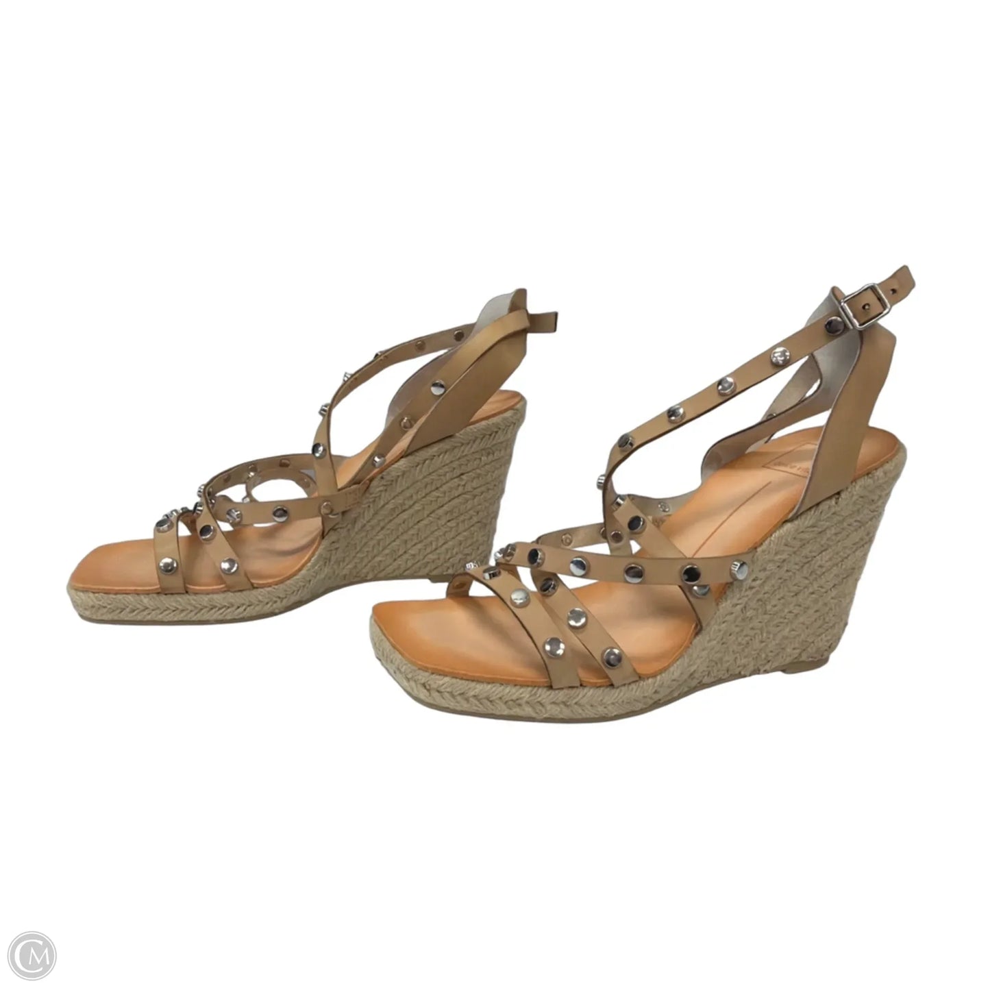 Sandals Heels Wedge By Dolce Vita In Brown, Size: 9.5