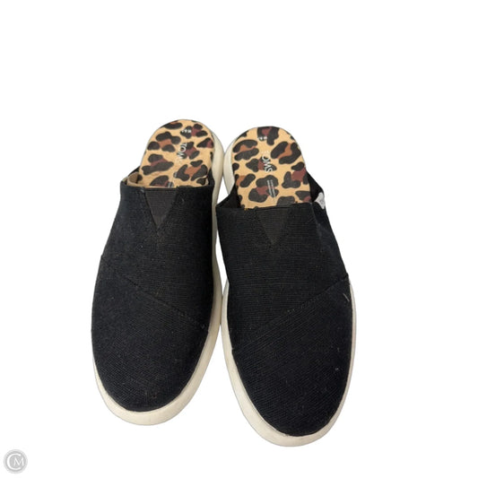 Shoes Flats By Toms In Black, Size: 8.5