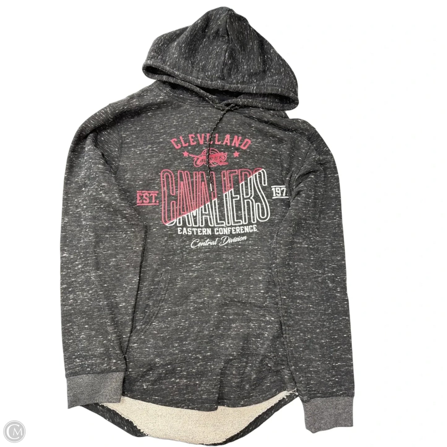 Sweatshirt Hoodie By Clothes Mentor In Grey, Size: M
