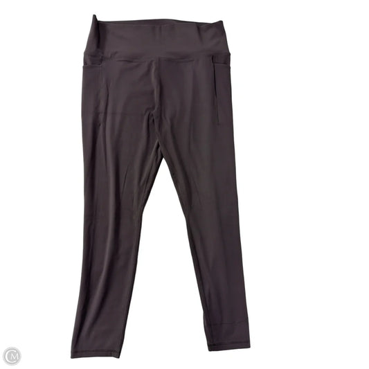 Athletic Leggings By Avia In Grey, Size: 1x