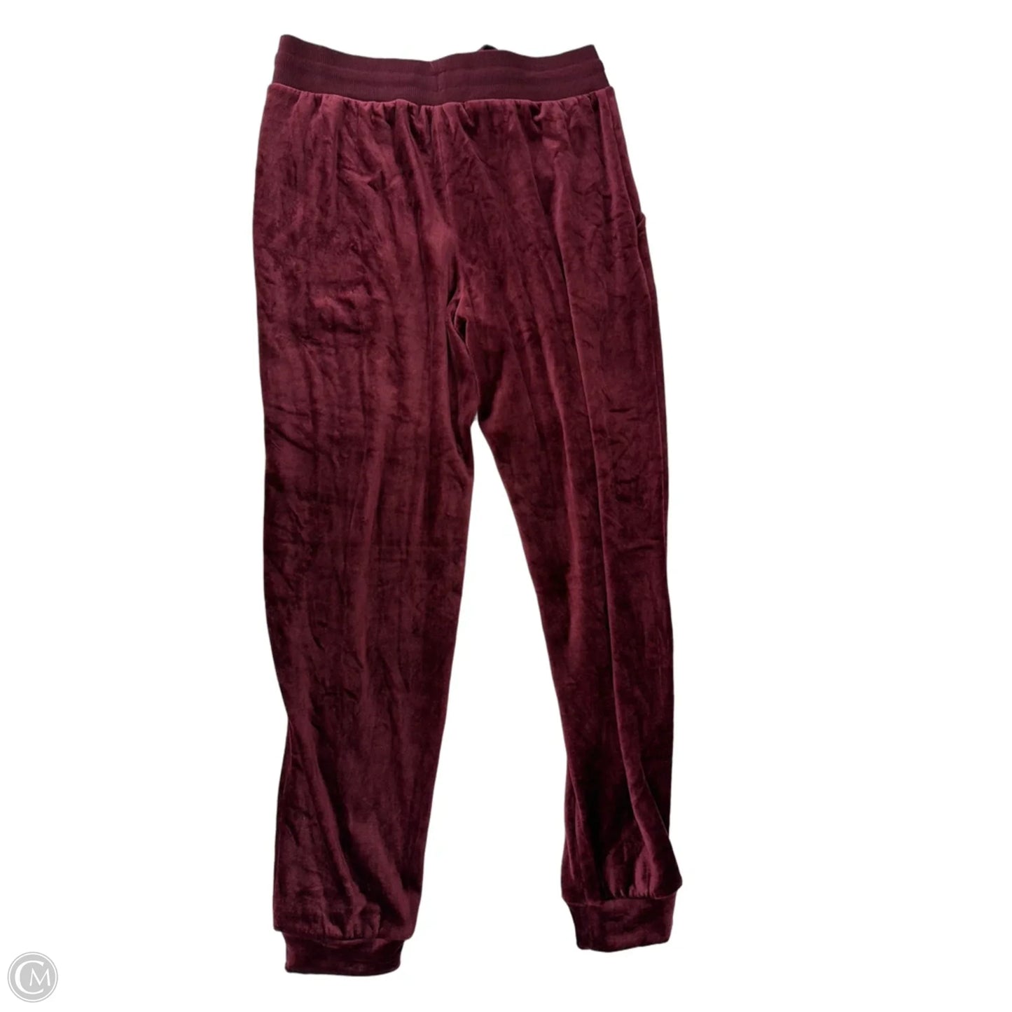 Pants Set 2pc By Donna Karan In Maroon, Size: S