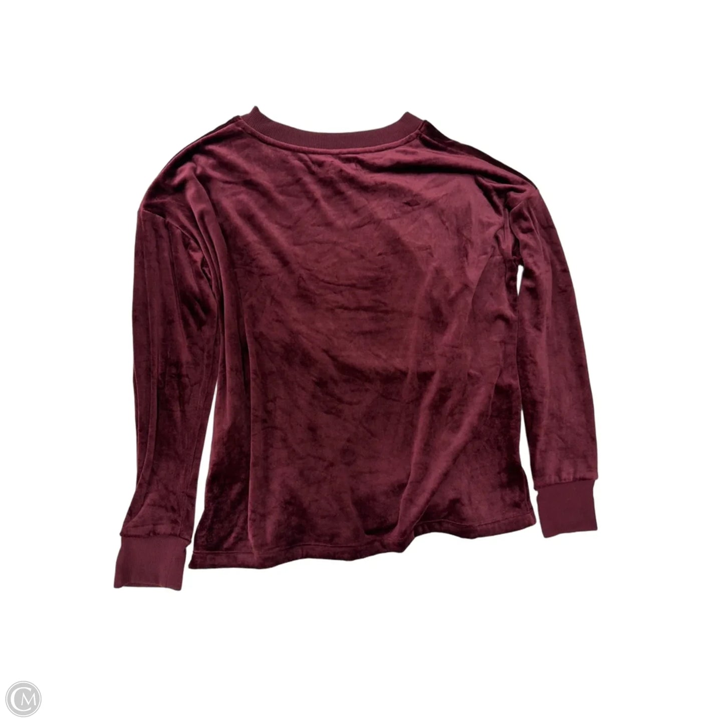 Pants Set 2pc By Donna Karan In Maroon, Size: S