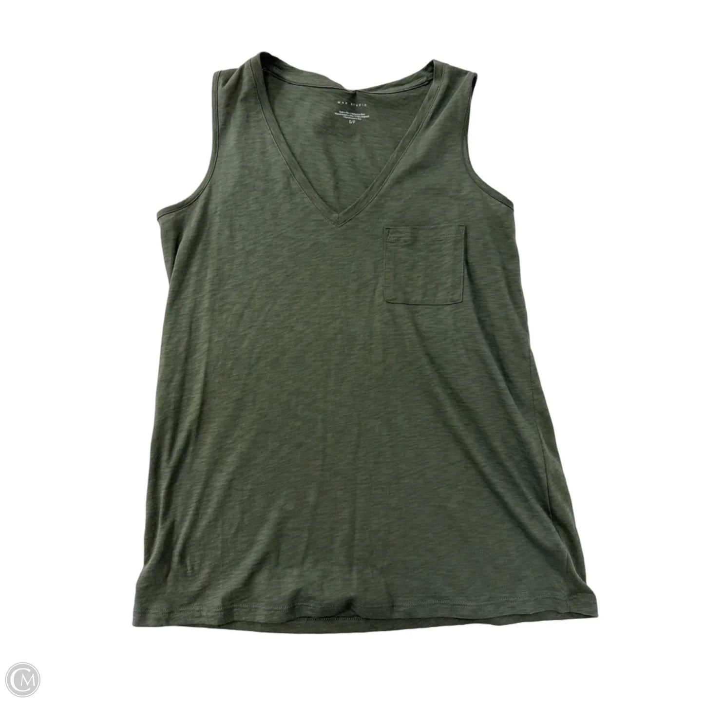 Tank Top By Max Studio In Green, Size: S