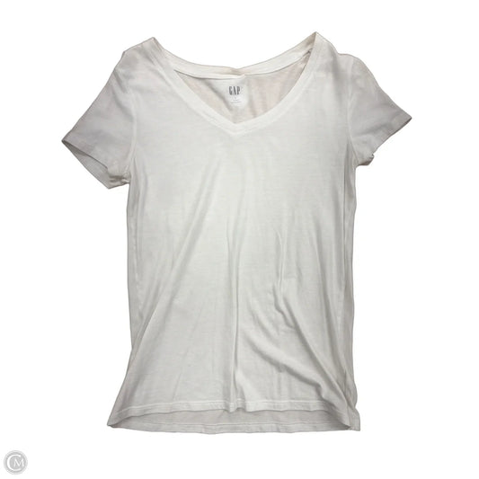 Top Short Sleeve Basic By Gap In White, Size: S