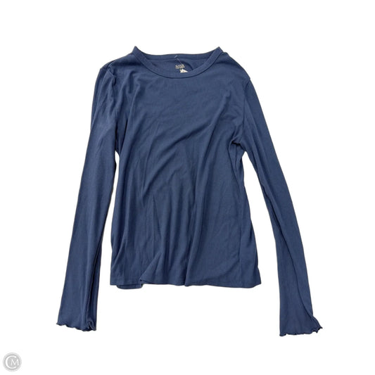 Top Long Sleeve Basic By Ana In Blue, Size: M