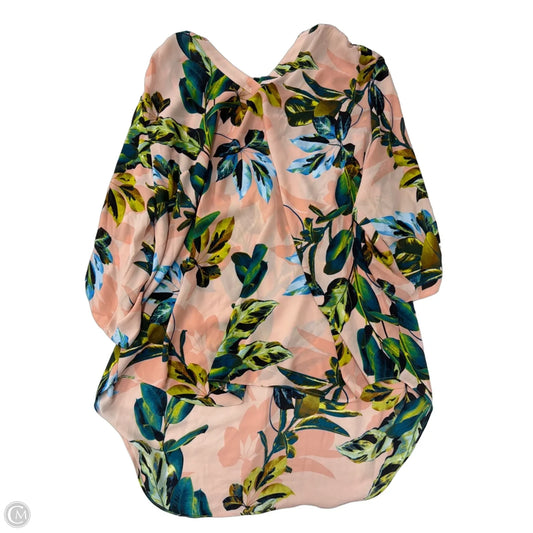 Top Short Sleeve By Worthington In Floral Print, Size: 3x