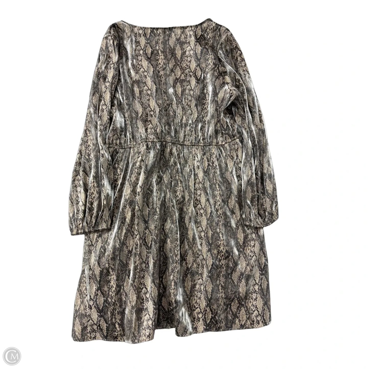 Dress Casual Short By Ava & Viv In Snakeskin Print, Size: 3