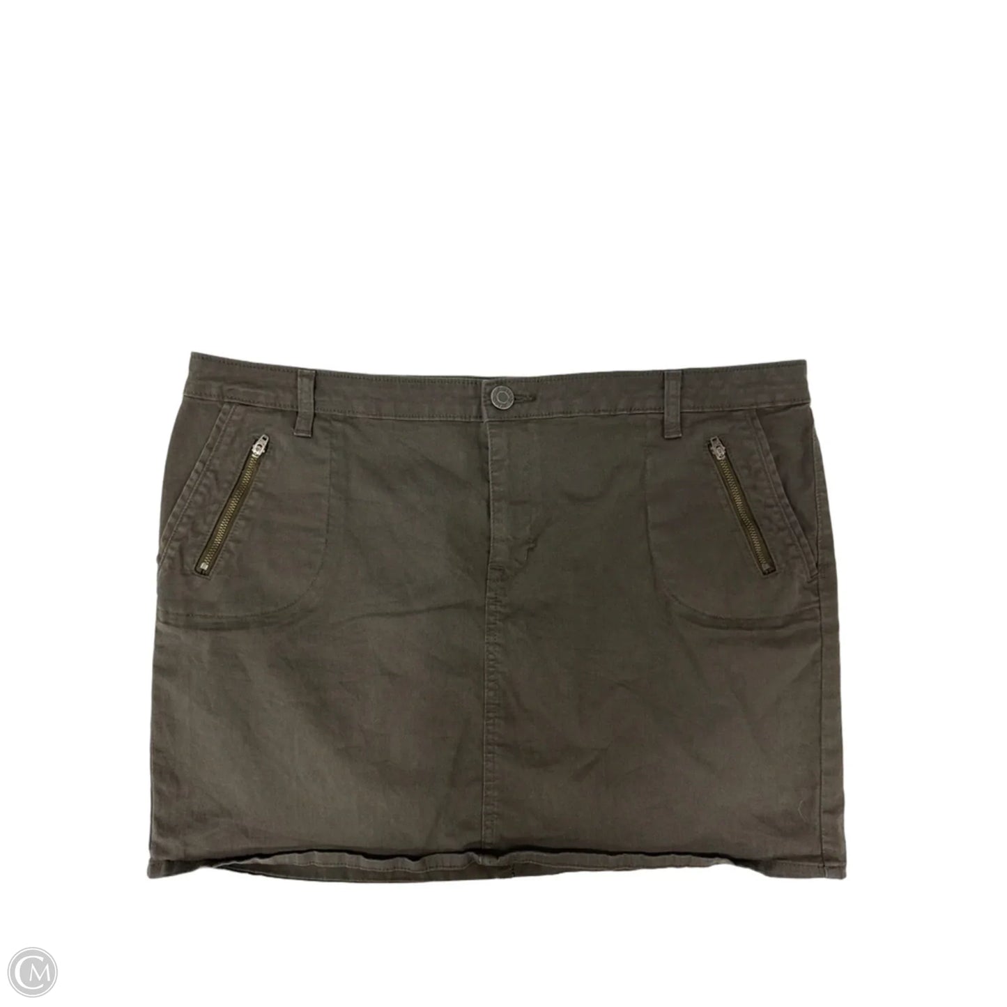 Skirt Mini & Short By Gap In Green, Size: 16