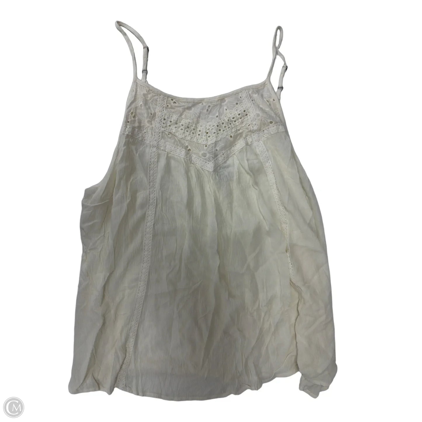Tank Top By Maurices In Cream, Size: 3x