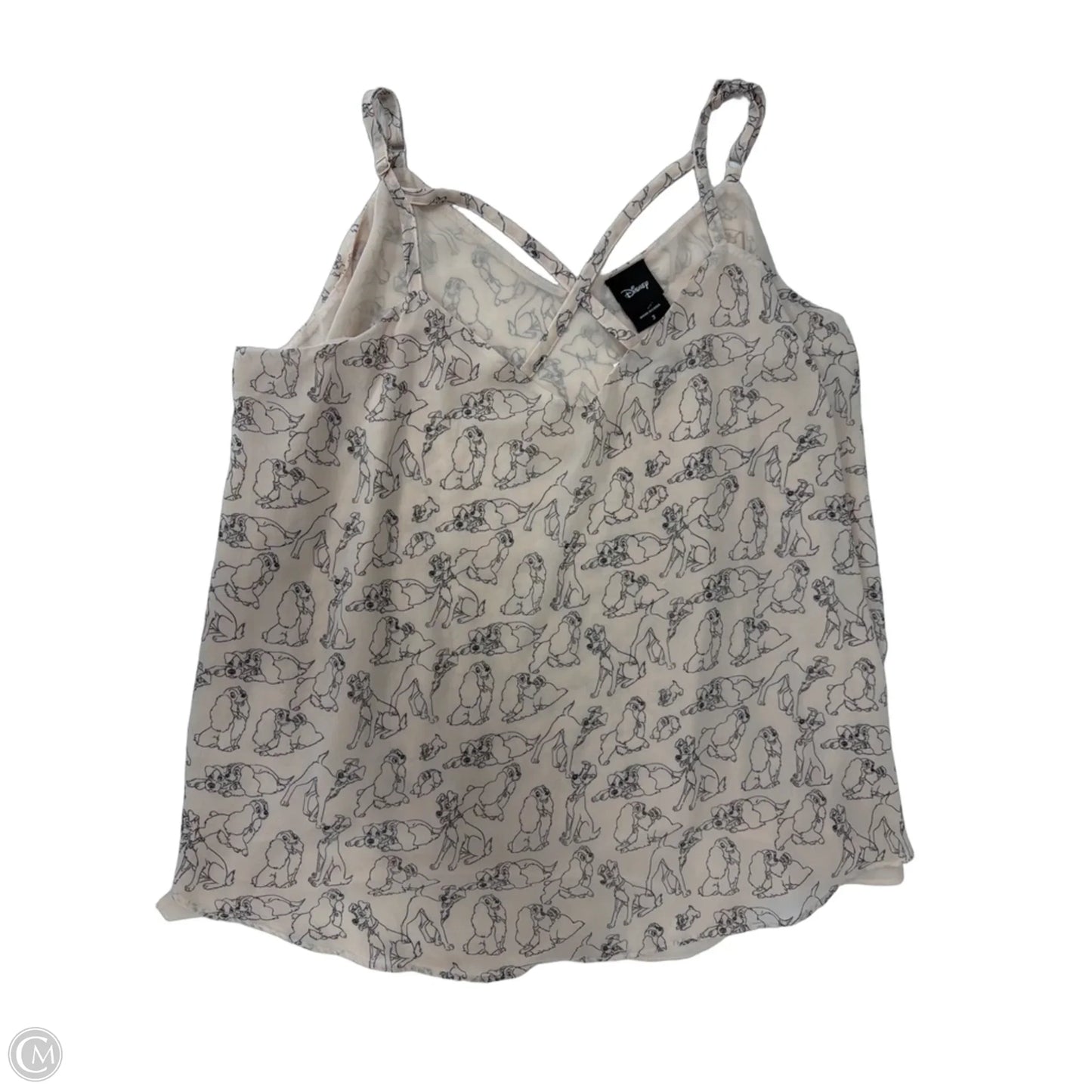 Tank Top By Disney In Pink, Size: 3x