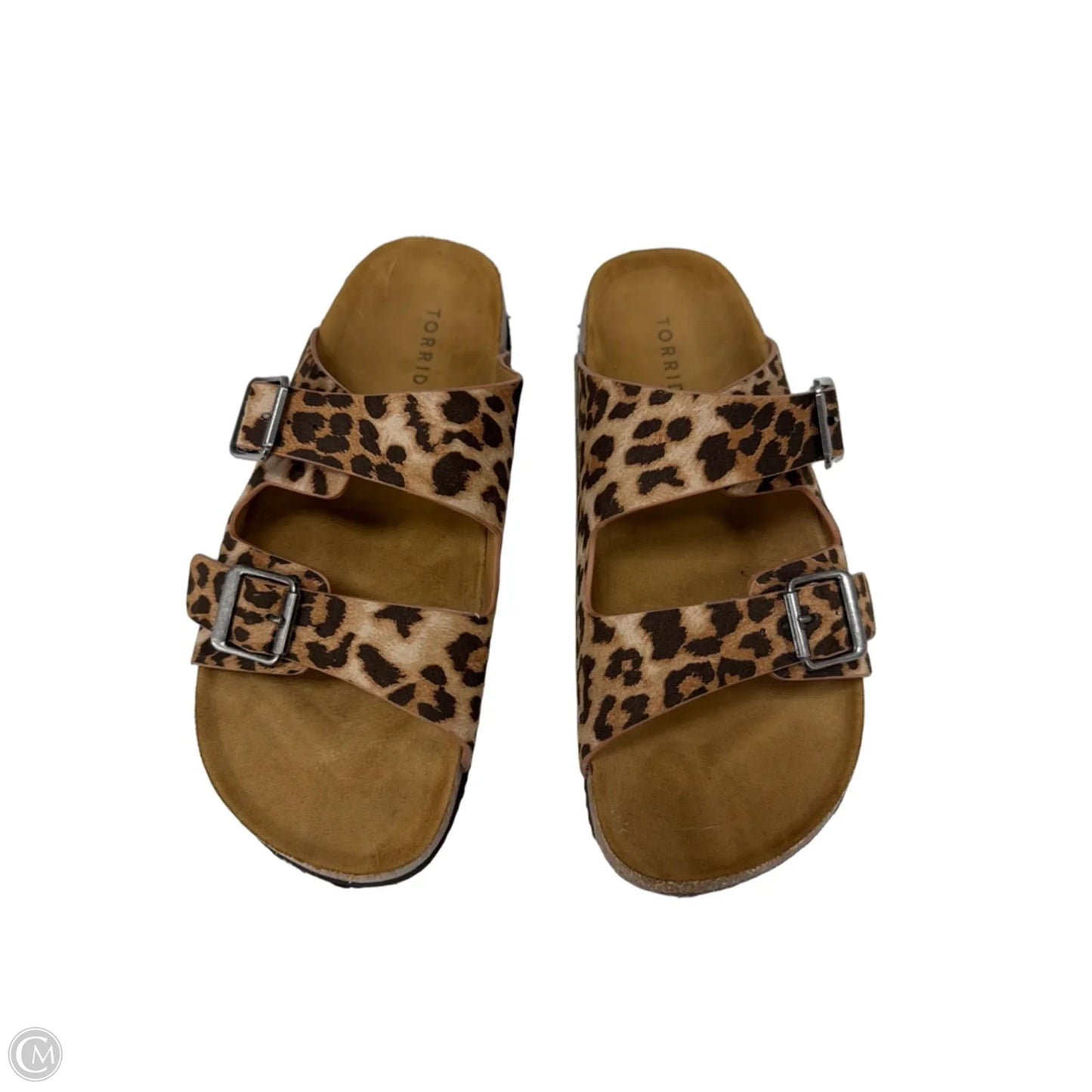 Sandals Flats By Torrid In Animal Print, Size: 9
