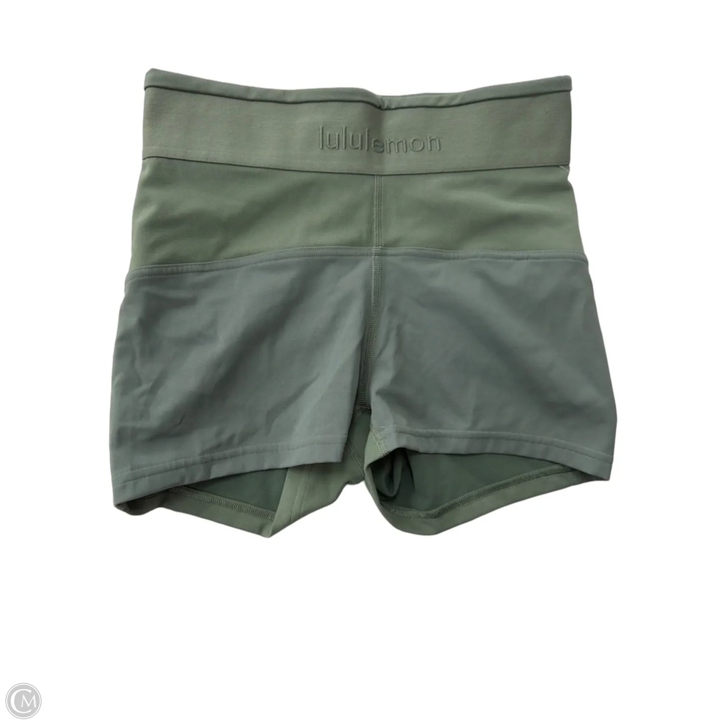 Athletic Shorts By Lululemon In Green, Size: S