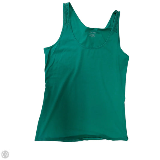 Tank Top By Calvin Klein In Teal, Size: L