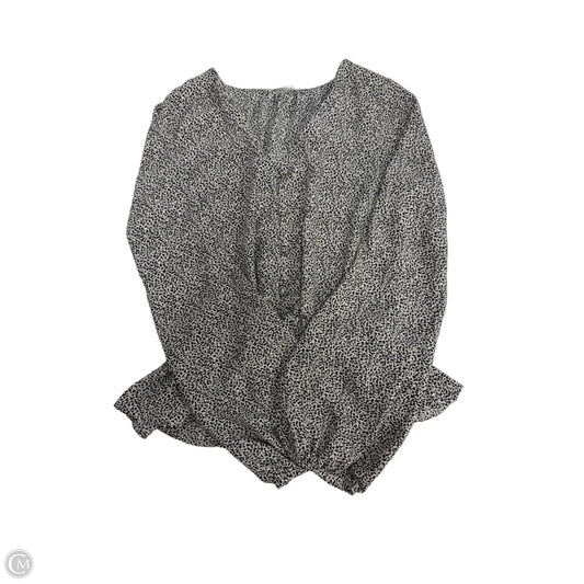 Top Long Sleeve By Sienna Sky In Animal Print, Size: Xs
