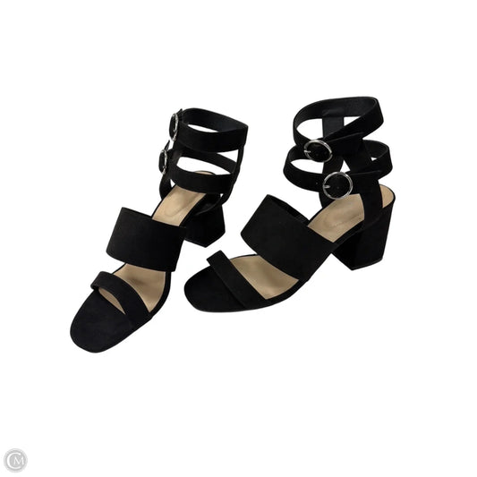 Shoes Heels Block By Cato In Black, Size: 10