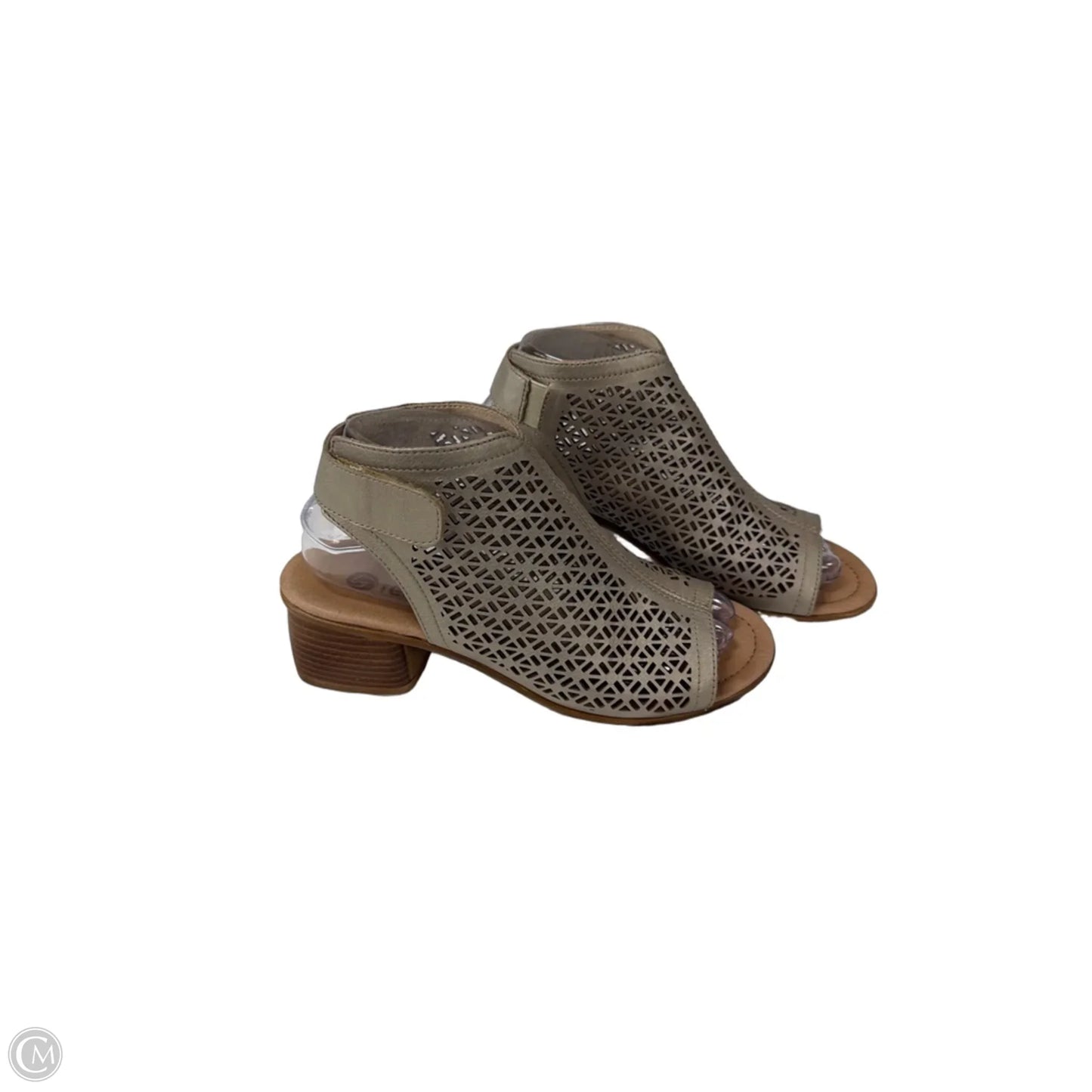 Shoes Heels Block By Clothes Mentor In Brown, Size: 7