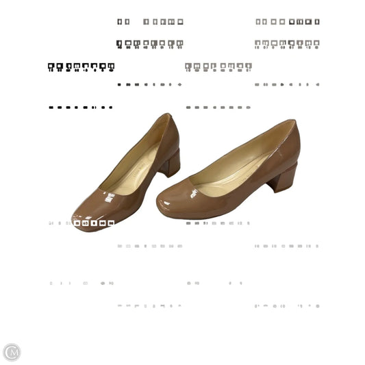 Shoes Heels Block By Nine West In Tan, Size: 9