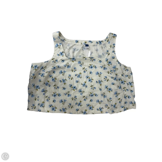 Tank Top By Old Navy In Floral Print, Size: 3x