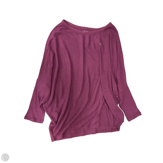 Top 3/4 Sleeve By Maurices In Purple, Size: 2x