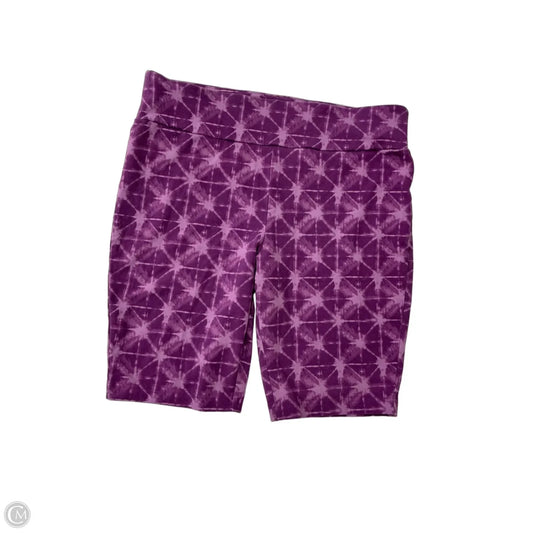 Shorts By Terra & Sky In Purple, Size: Xl