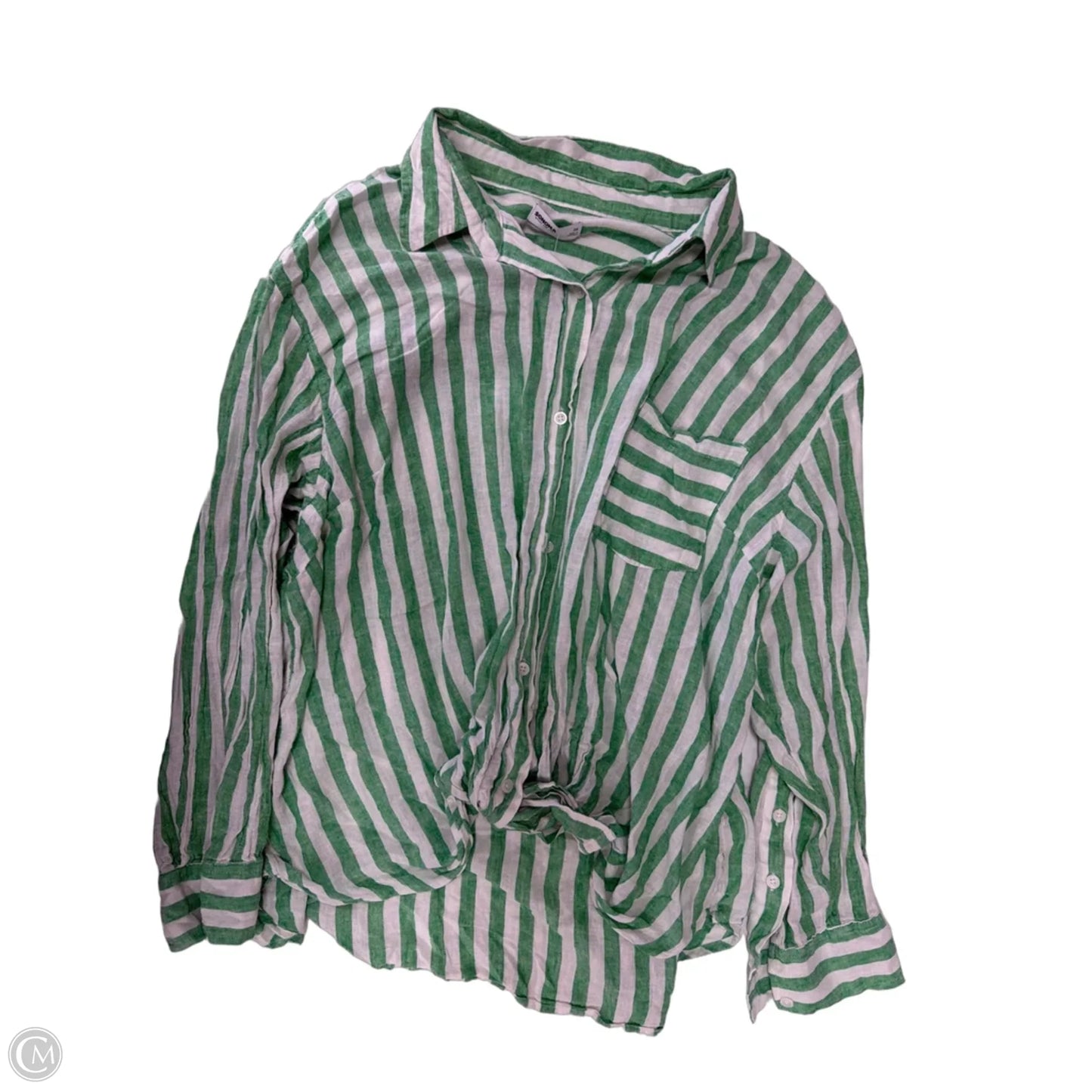 Top Long Sleeve By Sonoma In Striped Pattern, Size: 3x