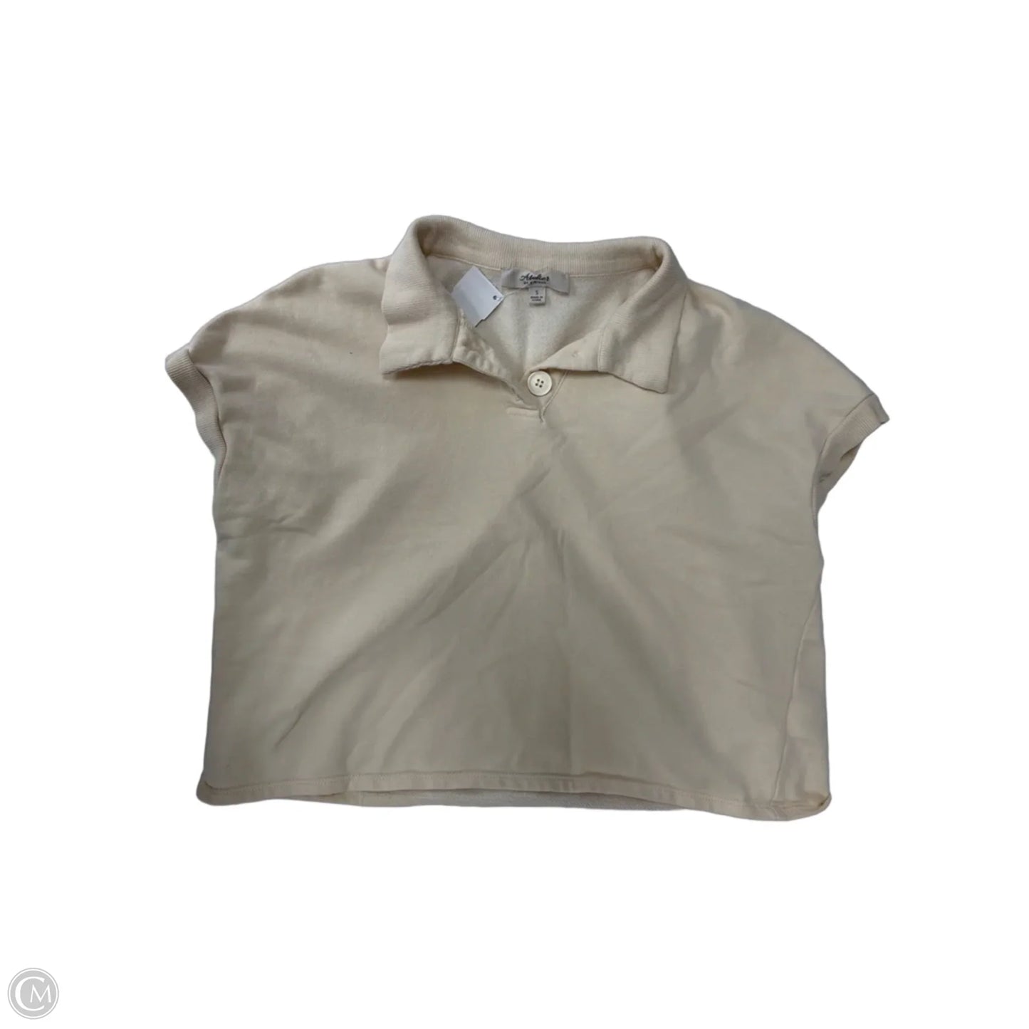 Top Sleeveless By Atelier In Cream, Size: S