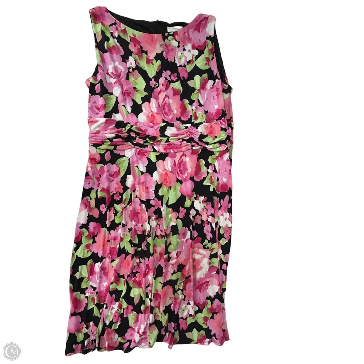 Dress Casual Midi By Cj Banks In Floral Print, Size: 2x