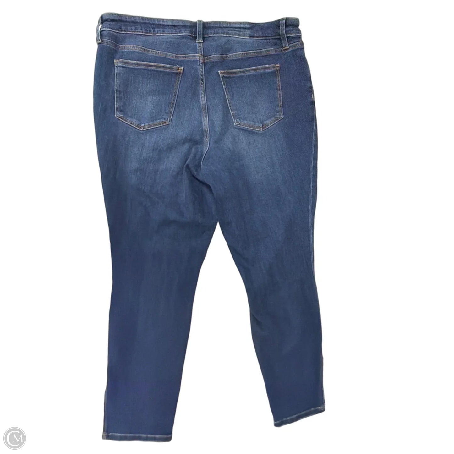 Jeans Skinny By Ava & Viv In Blue Denim, Size: 16