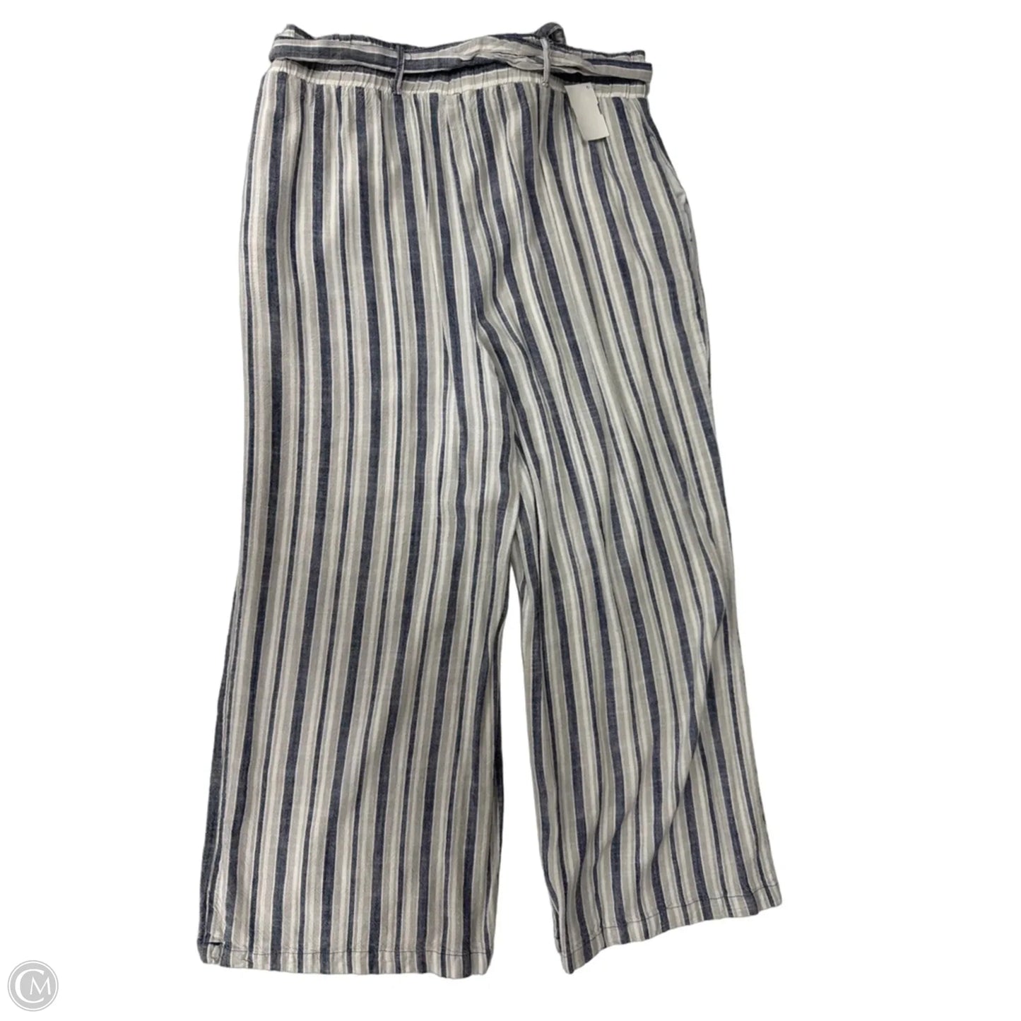 Pants Wide Leg By Clothes Mentor In Striped Pattern, Size: 18