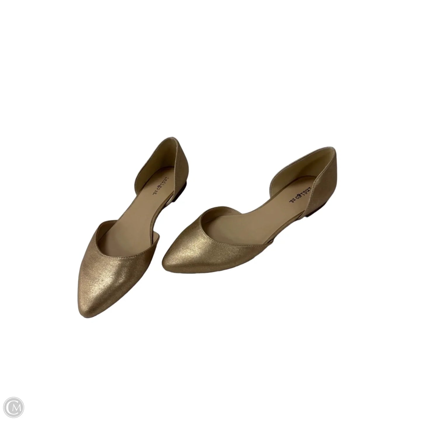 Shoes Flats By Indigo Rd In Gold, Size: 9