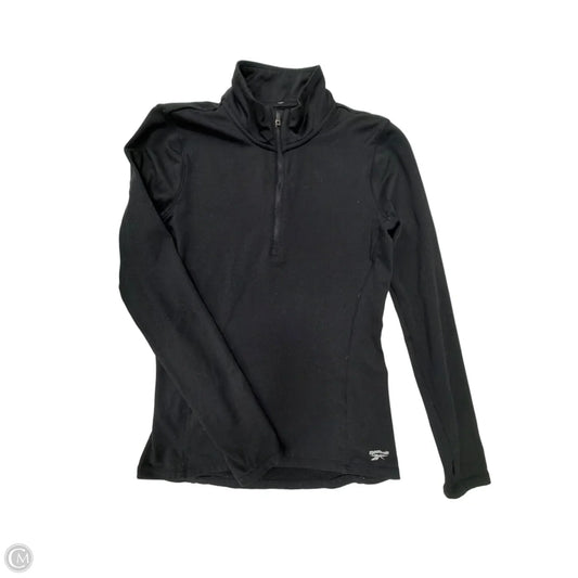 Athletic Sweatshirt Collar By Reebok In Black, Size: Xs