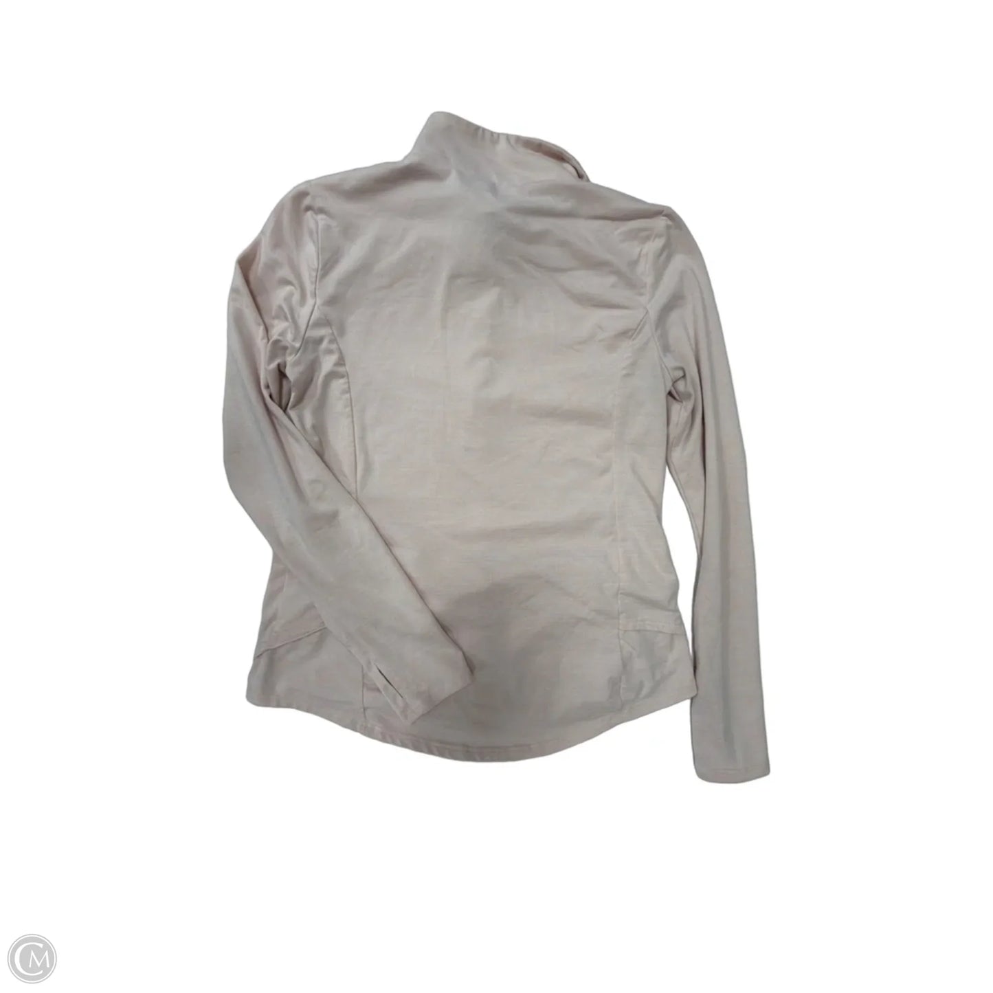 Athletic Top Long Sleeve Collar By Apana In Pink, Size: S