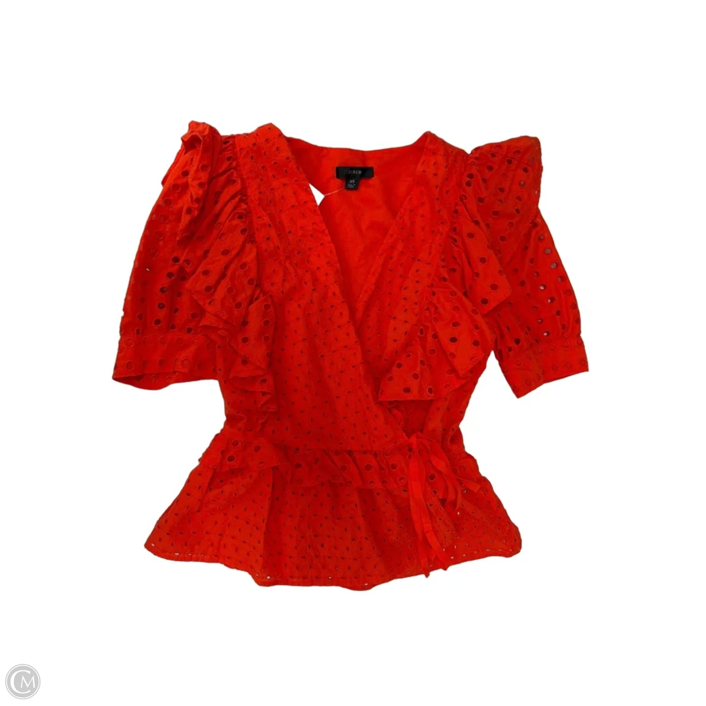 Top Short Sleeve By J. Crew In Orange, Size: Xs