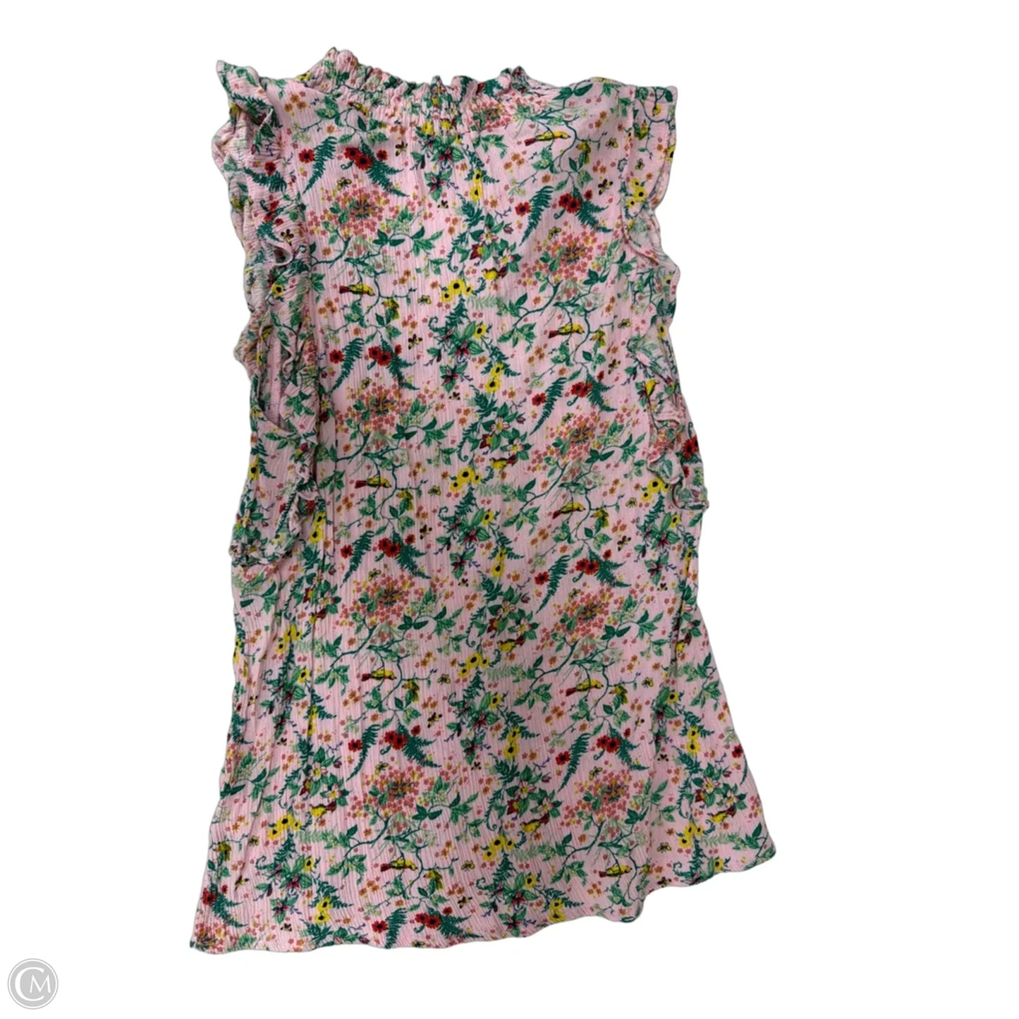 Top Sleeveless By Gibson Look In Floral Print, Size: Xs
