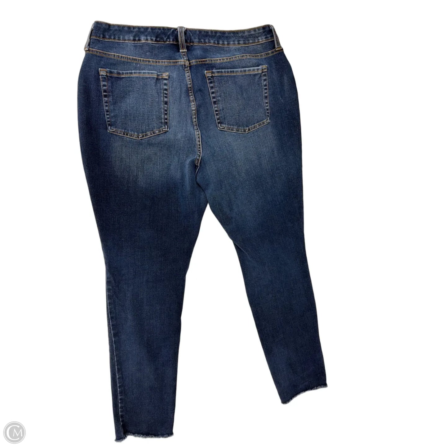 Jeans Skinny By Time And Tru In Blue Denim, Size: 16