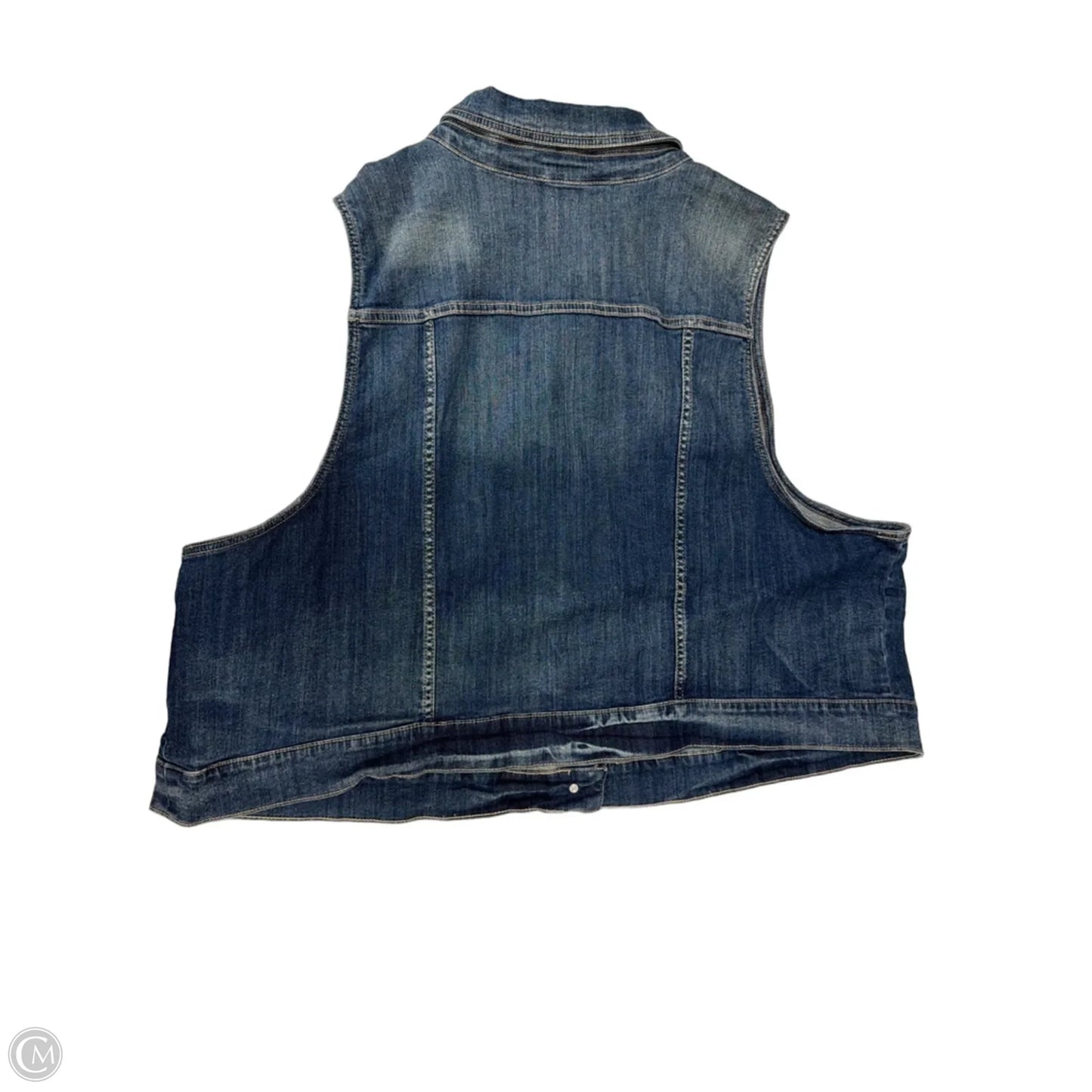 Vest Other By Torrid In Blue Denim, Size: 6